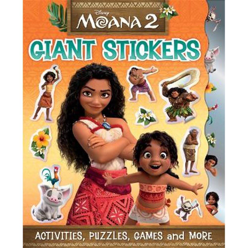 Disney Moana 2: Giant Stickers (Paperback) - Walt Disney